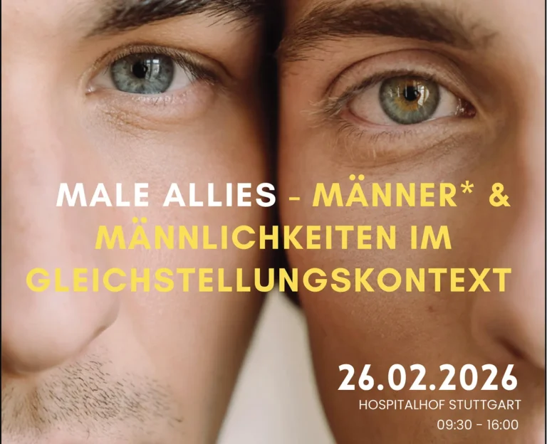 FACHTAG Male AlliesMännlichkeiten & Männer* im Gleichstellungskontext